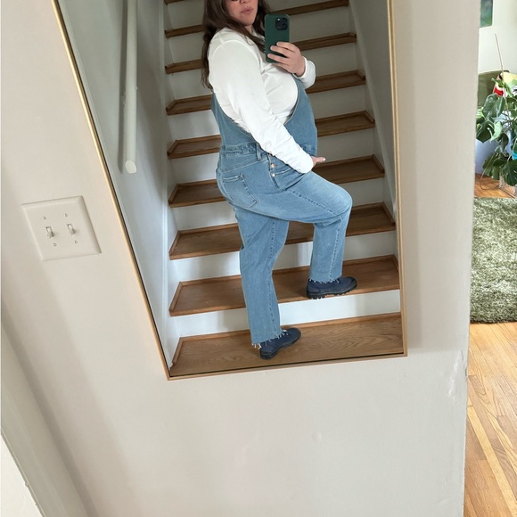 Maternity Jean Overalls - Picture 3 of 5